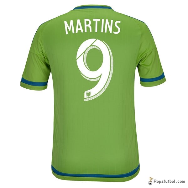 Camiseta Seattle Sounders Replica Primera Ropa Martins 2016/17 Verde